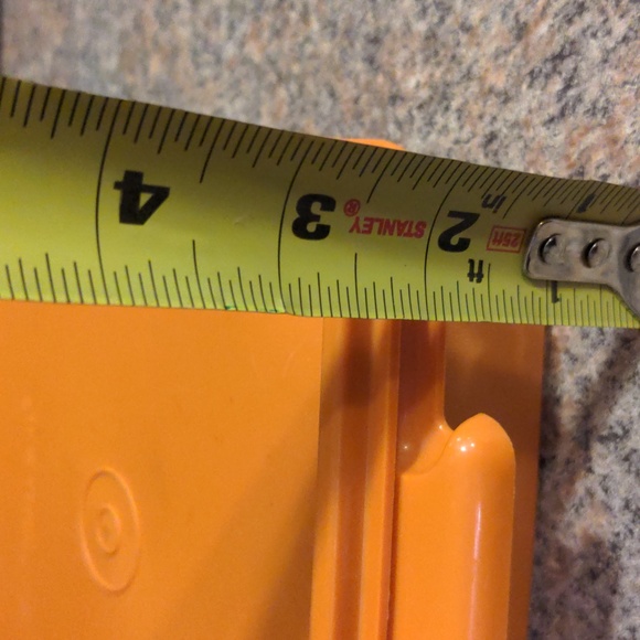 Vintage Tupperware Square Away Sandwich Holder Orange 1362-18 - Picture 9 of 9